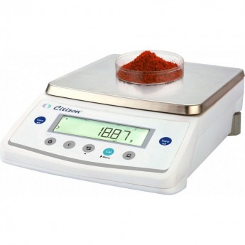 Лабораторные весы ACZET (CITIZEN SCALE) CY-6102 с пределом взвешивания до 6100 г и точностью 0.01 г